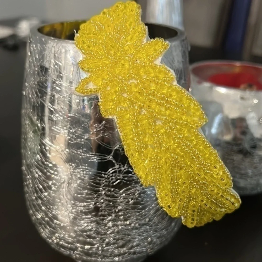 Sunny Yellow sequin headband